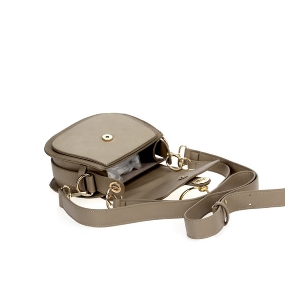 ADELA Metal Ring Saddle Crossbody Bag - Picture 5 of 7